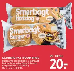 MENY Kohberg Fastfood brød tilbud