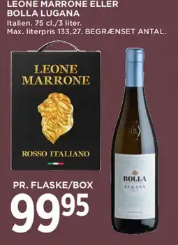 MENY Leone Marrone / Bolla Lugana tilbud