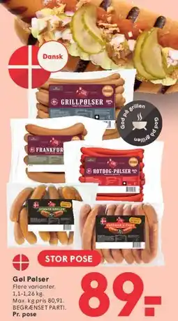 SPAR Pølser - stor pose tilbud