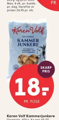 SPAR Karen Volf Kammerjunkere tilbud