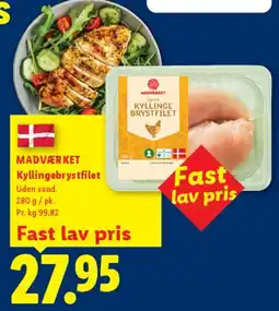 Lidl Kyllingebrystfilet tilbud