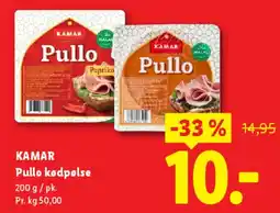 Lidl Pullo kodpølse tilbud