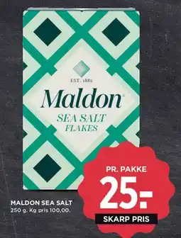 MENY Maldon Sea Salt Flakes tilbud