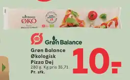 SPAR Grøn Balance Økologisk Pizza Dej tilbud
