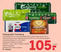 SPAR Tuborg eller Carlsberg (ramme) tilbud