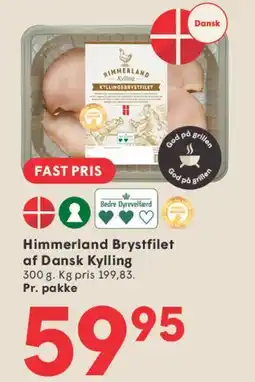 SPAR Himmerland Brystfilet af Dansk Kylling tilbud