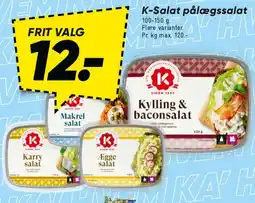 Bilka Pålægssalater - Frit valg tilbud