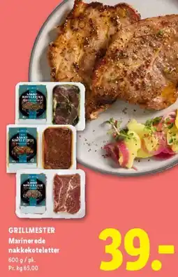 Lidl Marinerede nakkekoteletter tilbud