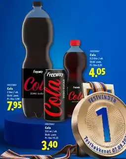Lidl Freeway Cola - Zero Sugar tilbud