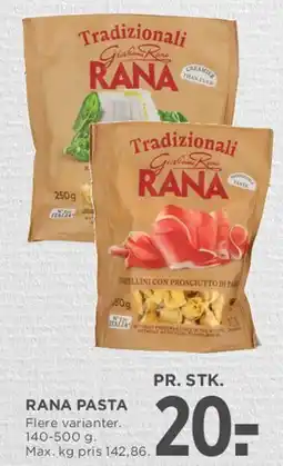 MENY Rana Pasta (Tradizionali) tilbud