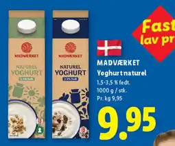 Lidl Yoghurt naturel tilbud