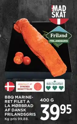 MENY BBQ marineret filet a la mørbrad af dansk frilandsgris tilbud