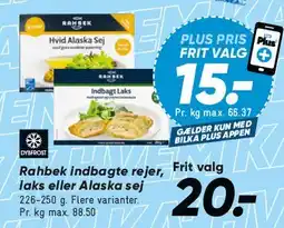 Bilka Salling - Blæksprutteringe / Grønlandske skalrejer tilbud