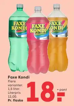 SPAR Faxe Kondi (flasker) tilbud