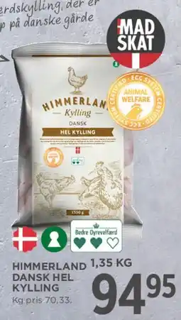 MENY Himmerland dansk hel kylling tilbud