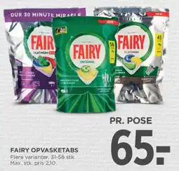 MENY Fairy opvasketabs tilbud