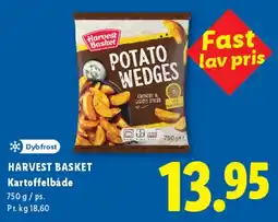 Lidl Harvest Basket Potato Wedges tilbud