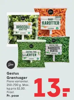 SPAR Gestus Grøntsager tilbud