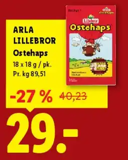 Lidl Arla Lillebror Ostchaps tilbud