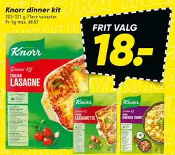 Bilka Knorr Dinner Kit (fx Lasagne) tilbud