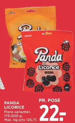 MENY Panda Licorice tilbud