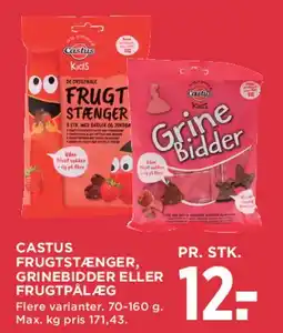MENY Castus Frugtstænger / Grinebider tilbud