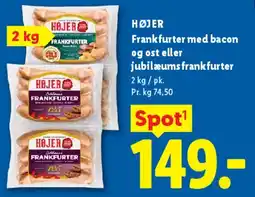 Lidl Højer Frankfurter tilbud