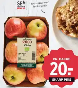 MENY Grøn Balance Økologiske Æbler (bakke) tilbud