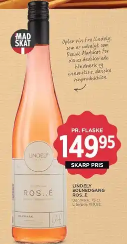 MENY Lindely Solnedgang Rosé tilbud