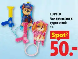 Lidl Vandpistol med rygsæktank tilbud