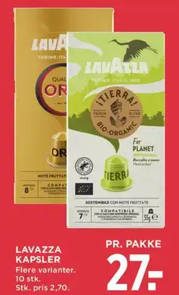 MENY Lavazza kapsler tilbud