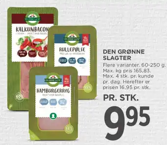 MENY Den Grønne Slagter tilbud
