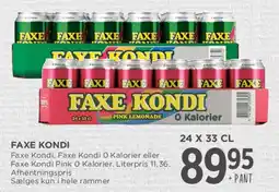 MENY Faxe Kondi (24 x 33 cl) tilbud