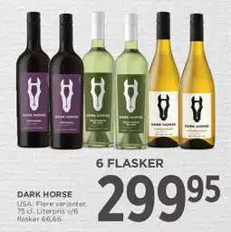 MENY Dark Horse (6 flasker) tilbud