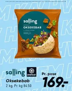 Bilka Oksekebab (frosen pose) tilbud
