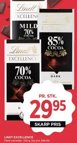 MENY Lindt Excellence tilbud