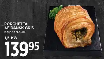MENY Porchetta af dansk gris tilbud