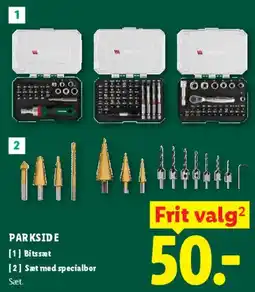 Lidl PARKSIDE Bitsæt / Sæt med specialbor tilbud