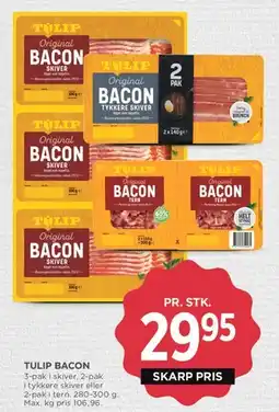 MENY Tulip Bacon tilbud