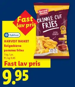 Lidl Harvest Basket Crinkle Cut Fries tilbud