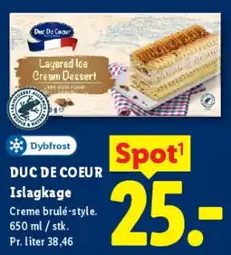 Lidl Islagkage (Layered Ice Cream Dessert) tilbud