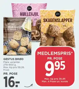 MENY Gestus brød tilbud