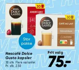 Bilka Nescafé Dolce Gusto tilbud
