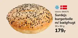 Dagrofa Food Service Surdejs burgerbolle m/ bælgfrugt tilbud