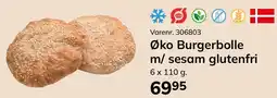 Dagrofa Food Service Øko Burgerbolle m/sesam glutenfri tilbud
