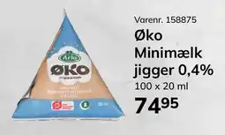 Dagrofa Food Service Øko Minimælk jigger 0,4% tilbud