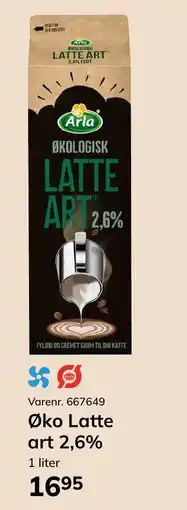 Dagrofa Food Service Øko Latte art 2,6% tilbud