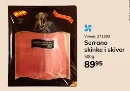 Dagrofa Food Service Serrano skinke i skiver tilbud