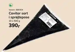 Dagrofa Food Service Cavitar sort i sprøjtepose tilbud