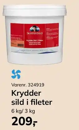 Dagrofa Food Service Krydder sild i fileter tilbud